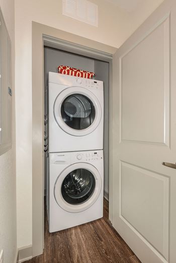 Front Load Washer & Dryer at Aurora Luxury Apartments in Downtown Tampa FL